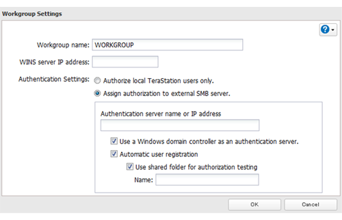 How to Configure Delegating Authority to an External Server - Details of answer Buffalo Inc.