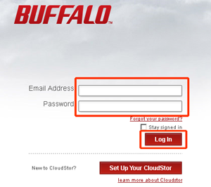 How change the login password for your CloudStation? Details of an answer Buffalo Inc.