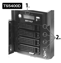 TeraStation 5000 - How to replace drive and rebuild a RAID array in the TeraStation? - Details an answer | Buffalo Inc.